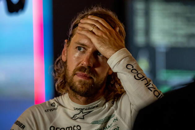ABU DHABI, UNITED ARAB EMIRATES: Sebastian Vettel, racing for the Aston Martin F1 team during the 2022 Formula 1 Abu Dhabi Grand Prix at the Yas Marina Circuit in Abu Dhabi, United Arab Emirates.