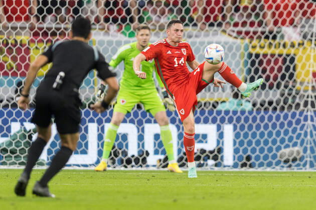 USA v Wales: Group B - FIFA World Cup, WM, Weltmeisterschaft, Fussball Qatar 2022 Matt Turner , Luca De La Torre during the World Cup match between USA v Wales, in Doha, Qatar, on November 21, 2022. Doha Qatar Copyright: xFotoxOlimpikx originalFilename:jastrzebowski-usavwale221121_npIFu