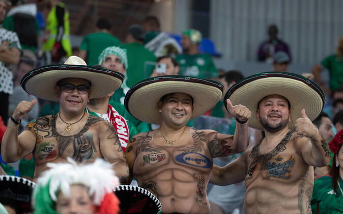 Sport Bilder des Tages Mexico vs Poland DOHA, CA - 22.11.2022: MEXICO VS POLAND - Party Mexico vs Poland, match corresponding to group C, valid for the first group stage of the 2022 FIFA World Cup, WM, Weltmeisterschaft, Fussball held at stadium 974. (Photo: Juan Antonio Sánchez Fotoarena) x2297233x  JuanxAntonioxSánchez