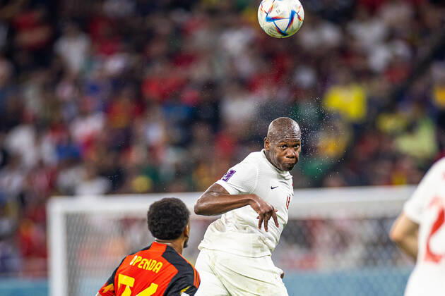 23.11.2022 DOHA, KATAR, AHMAD BIN ALI STADIUM, PILKA NOZNA MISTRZOSTWA SWIATA W PILCE NOZNEJ KATAR 2022 ( FIFA World Cup, WM, Weltmeisterschaft, Fussball QATAR 2022 ) MECZ BELGIA - KANADA GAME BELGIUM - CANADA NZ KAMAL MILLER FOTO LUKASZ SKWIOT CYFRASPORT NEWSPIX.PL --- Newspix.pl 20221123CSLS201