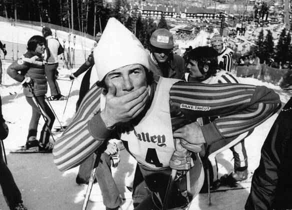 Sun Valley 1977-03-12 Ingemar Stenmark under världscupen i Sun Valley Sun Valley USA x417x
