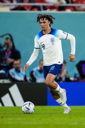221129 Trent Alexander-Arnold of England during the FIFA World Cup, WM, Weltmeisterschaft, Fussball 2022 football match between Wales and England on November 29, 2022 in Doha. Photo: Joel Marklund BILDBYRAN kod JM JM0394 bbeng fotboll football soccer fotball vm fotbolls-vm fotball-vm fotbolls-vm 2022 fifa world cup 2022 wales england Copyright: JOELxMARKLUND BB221129JM226