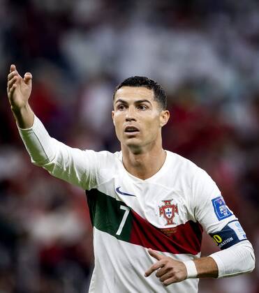 DOHA - Cristiano Ronaldo of Portugal during the FIFA World Cup, WM, Weltmeisterschaft, Fussball Qatar 2022 quarterfinal match between Morocco and Portugal at Al Thumama Stadium on December 10, 2022 in Doha, Qatar. ANP KOEN VAN WEEL FIFA World Cup Qatar 2022 2022 xVIxANPxSportx xxANPxIVx