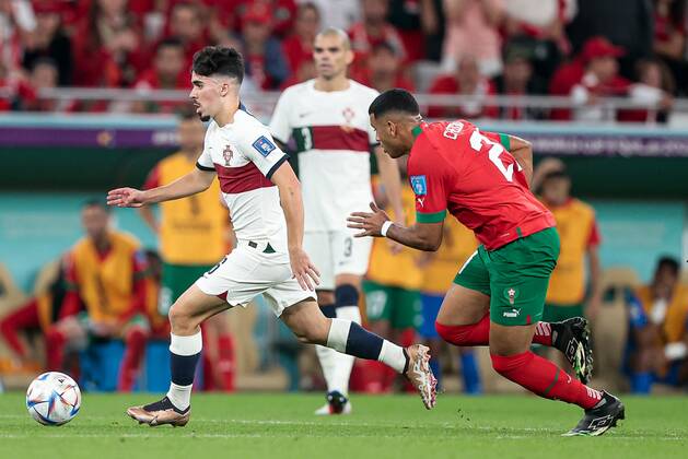 RECORD DATE NOT STATED December 10, 2022. - Doha, Qatar. - Al Thumama Stadium. FIFA World Cup, WM, Weltmeisterschaft, Fussball 2022. Round of 8. Portugal v Morocco. In photo: Otavio DmitryxGolubovich