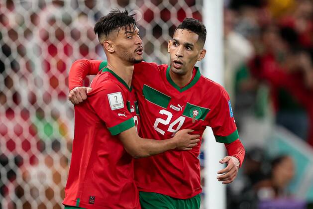 RECORD DATE NOT STATED December 10, 2022. - Doha, Qatar. - Al Thumama Stadium. FIFA World Cup, WM, Weltmeisterschaft, Fussball 2022. Round of 8. Portugal v Morocco. In photo: Badr Benoun DmitryxGolubovich