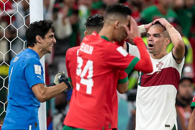 RECORD DATE NOT STATED December 10, 2022. - Doha, Qatar. - Al Thumama Stadium. FIFA World Cup, WM, Weltmeisterschaft, Fussball 2022. Round of 8. Portugal v Morocco. In photo: Pepe DmitryxGolubovich