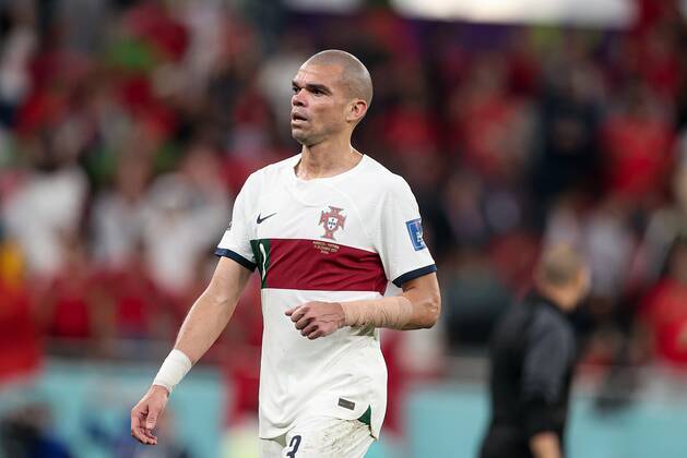 RECORD DATE NOT STATED December 10, 2022. - Doha, Qatar. - Al Thumama Stadium. FIFA World Cup, WM, Weltmeisterschaft, Fussball 2022. Round of 8. Portugal v Morocco. In photo: Pepe DmitryxGolubovich