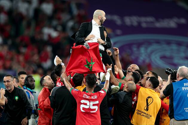 RECORD DATE NOT STATED December 10, 2022. - Doha, Qatar. - Al Thumama Stadium. FIFA World Cup, WM, Weltmeisterschaft, Fussball 2022. Round of 8. Portugal v Morocco. In photo: Walid Regragui DmitryxGolubovich