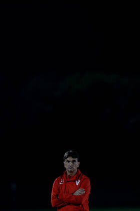 Croatia s head coach Zlatko Dalic leads his national team, Nationalteam s training session in Doha, Qatar, 15 December 2022. Croatia is to face Morocco in a FIFA World Cup, WM, Weltmeisterschaft, Fussball Qatar 2022 match for the third and fourth place on 17 December. Croatia s training session !ACHTUNG: NUR REDAKTIONELLE NUTZUNG!  Copyright: xALBERTOxESTEVEZx EVE2270 20221215-cf07dde5ebf3c797646e173df36bc381ebf60d35