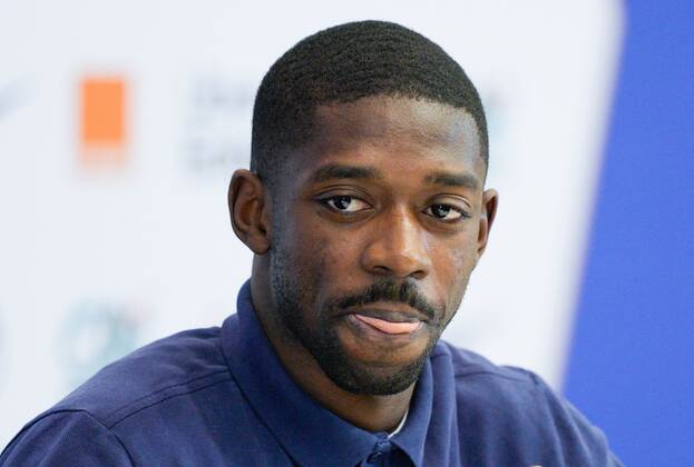 Mandatory Credit: Photo by Dave Shopland Shutterstock (13670207q) Ousmane Dembele of France press conference, PK, Pressekonferenz France Training & Press Conference, FIFA World Cup, WM, Weltmeisterschaft, Fussball 2022, Football, Al Sadd SC Stadium, Al Rayyan, Qatar - 16 Dec 2022 Editorial Use Only France Training & Press Conference, FIFA World Cup 2022, Football, Al Sadd SC Stadium, Al Rayyan, Qatar - 16 Dec 2022 Editorial Use Only  Copyright: xDavexShopland Shutterstockx 13670207q