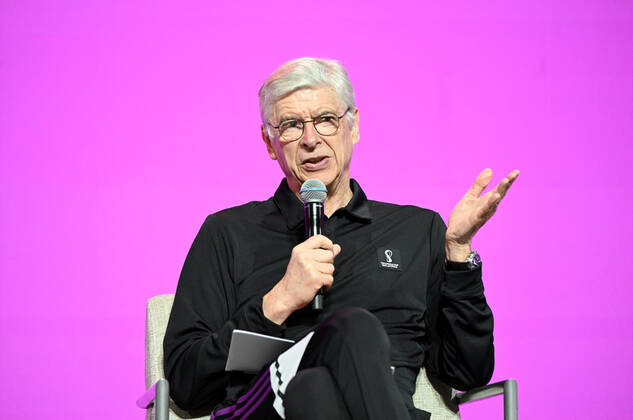 Fussball, Herren, Saison 2022 23, WM in Katar, Doha, Pressekonferenz der Technical Study Group der FIFA im Medienzentrum im Qatar National Convention Centre (QNCC), im Bild: Arsene Wenger (FIFAs Chief of Global Football Development), 17.12. 2022, Copyright: xMatthiasxKochx