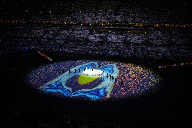 Mandatory Credit: Photo by Javier Garcia Shutterstock (13670815n) The closing ceremony Argentina v France, FIFA World Cup, WM, Weltmeisterschaft, Fussball 2022, Final, Football, Lusail Stadium, Al Daayen, Qatar - 18 Dec 2022 Editorial Use Only Argentina v France, FIFA World Cup 2022, Final, Football, Lusail Stadium, Al Daayen, Qatar - 18 Dec 2022 Editorial Use Only Copyright: xJavierxGarcia Shutterstockx 13670815n