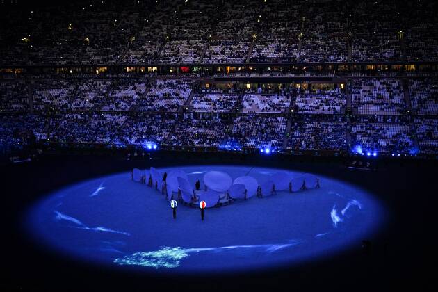 Mandatory Credit: Photo by Javier Garcia Shutterstock (13670815p) The closing ceremony Argentina v France, FIFA World Cup, WM, Weltmeisterschaft, Fussball 2022, Final, Football, Lusail Stadium, Al Daayen, Qatar - 18 Dec 2022 Editorial Use Only Argentina v France, FIFA World Cup 2022, Final, Football, Lusail Stadium, Al Daayen, Qatar - 18 Dec 2022 Editorial Use Only Copyright: xJavierxGarcia Shutterstockx 13670815p