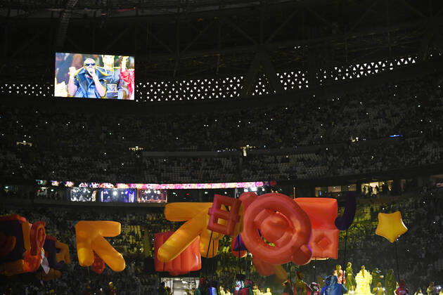 Foto Fabio Ferrari LaPresse - 18 Dicembre 2022 Lusail, Qatar - - Calcio - Qatar 2022 - Coppa del Mondo Fifa - Argentina vs Francia - Finale - Lusail Iconic Stadium - Nella foto: la cerimonia di chiusura del mondiale December 18, 2022 Lusail, Qatar - sport - Soccer - Qatar 2022- FIFA World Cup, WM, Weltmeisterschaft, Fussball - Argentina vs Francia - Final - Lusail Iconic Stadium In the pic: the world cup closing ceremony  Copyright: xFabioxFerrari LaPressex