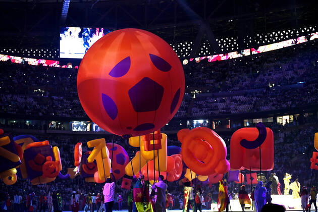 Foto Fabio Ferrari LaPresse - 18 Dicembre 2022 Lusail, Qatar - - Calcio - Qatar 2022 - Coppa del Mondo Fifa - Argentina vs Francia - Finale - Lusail Iconic Stadium - Nella foto: la cerimonia di chiusura del mondiale December 18, 2022 Lusail, Qatar - sport - Soccer - Qatar 2022- FIFA World Cup, WM, Weltmeisterschaft, Fussball - Argentina vs Francia - Final - Lusail Iconic Stadium In the pic: the world cup closing ceremony  Copyright: xFabioxFerrari LaPressex