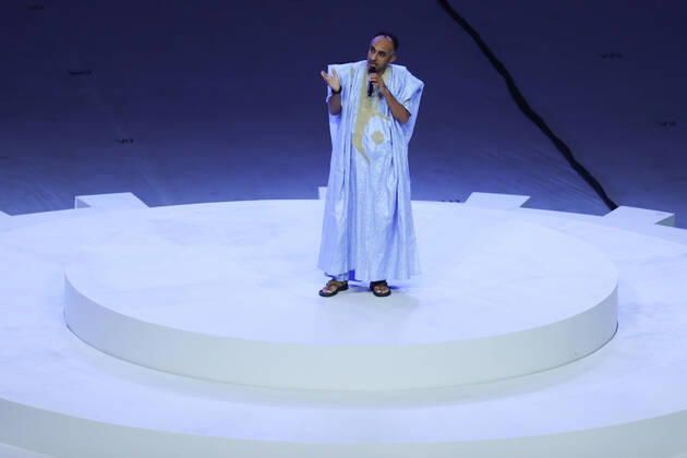 Closing ceremony performance during the Final of the FIFA World Cup, WM, Weltmeisterschaft, Fussball Qatar 2022 between Argentina and France at Lusail Stadium, Lusail, Qatar on 18 December 2022. Copyright: xPeterxDovganx 35040011
