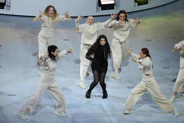 Closing ceremony performance during the Final of the FIFA World Cup, WM, Weltmeisterschaft, Fussball Qatar 2022 between Argentina and France at Lusail Stadium, Lusail, Qatar on 18 December 2022. Copyright: xPeterxDovganx 35040017