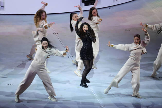 Closing ceremony performance during the Final of the FIFA World Cup, WM, Weltmeisterschaft, Fussball Qatar 2022 between Argentina and France at Lusail Stadium, Lusail, Qatar on 18 December 2022. Copyright: xPeterxDovganx 35040018