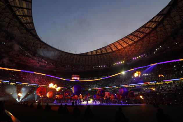 QAT: Argentina v France. FIFA World Cup, WM, Weltmeisterschaft, Fussball Qatar 2022. Final World Cup final ceremony during the FIFA World Cup Qatar 2022 match, Final, between Argentina and France played at Lusail Stadium on Dec 18, 2022 in Lusail, Qatar. Copyright: xBaguxBlancox xPRESSINx WC_221218_025