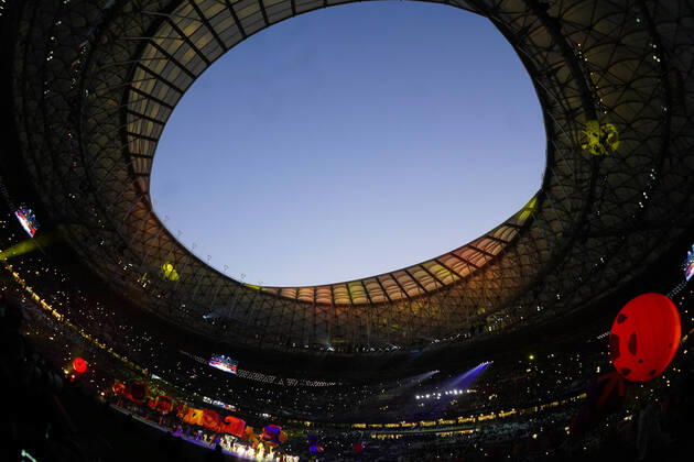QAT: Argentina v France. FIFA World Cup, WM, Weltmeisterschaft, Fussball Qatar 2022. Final World Cup final ceremony during the FIFA World Cup Qatar 2022 match, Final, between Argentina and France played at Lusail Stadium on Dec 18, 2022 in Lusail, Qatar. Copyright: xBaguxBlancox xPRESSINx WC_221218_024