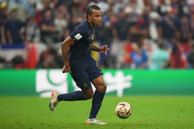 QAT: Argentina v France. FIFA World Cup, WM, Weltmeisterschaft, Fussball Qatar 2022. Final Jules Kounde of France during the FIFA World Cup Qatar 2022 match, Final, between Argentina and France played at Lusail Stadium on Dec 18, 2022 in Lusail, Qatar. Copyright: xBaguxBlancox xPRESSINx WC_221218_136