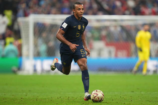 QAT: Argentina v France. FIFA World Cup, WM, Weltmeisterschaft, Fussball Qatar 2022. Final Jules Kounde of France during the FIFA World Cup Qatar 2022 match, Final, between Argentina and France played at Lusail Stadium on Dec 18, 2022 in Lusail, Qatar. Copyright: xBaguxBlancox xPRESSINx WC_221218_138
