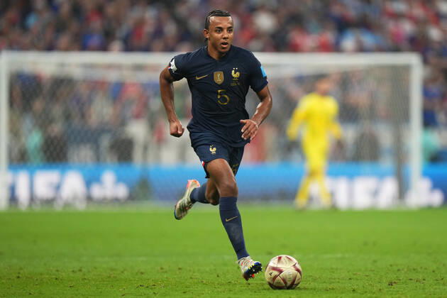 QAT: Argentina v France. FIFA World Cup, WM, Weltmeisterschaft, Fussball Qatar 2022. Final Jules Kounde of France during the FIFA World Cup Qatar 2022 match, Final, between Argentina and France played at Lusail Stadium on Dec 18, 2022 in Lusail, Qatar. Copyright: xBaguxBlancox xPRESSINx WC_221218_139