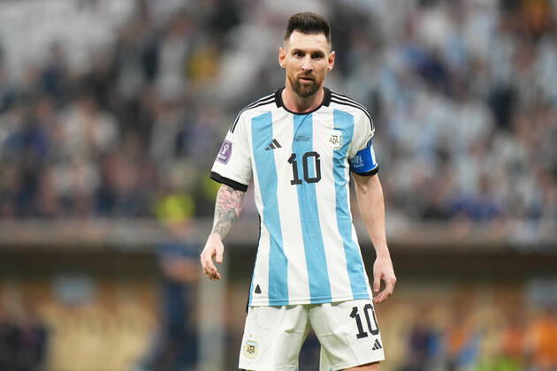 QAT: Argentina v France. FIFA World Cup, WM, Weltmeisterschaft, Fussball Qatar 2022. Final Lionel Messi of Argentina during the FIFA World Cup Qatar 2022 match, Final, between Argentina and France played at Lusail Stadium on Dec 18, 2022 in Lusail, Qatar. Copyright: xBaguxBlancox xPRESSINx WC_221218_163