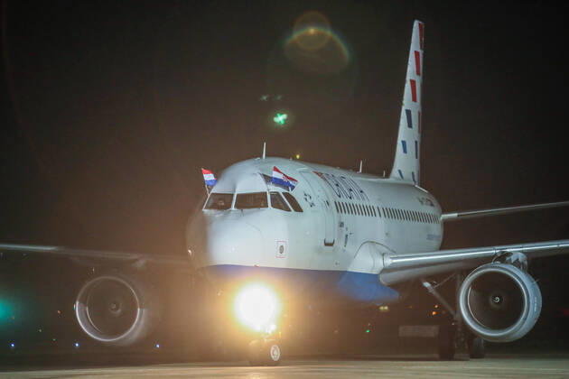 Croatia victory parade Croatia national team, Nationalteam arrive at Zagreb Aiport (following their victory over Morocco in the 2022 FIFA World Cup, WM, Weltmeisterschaft, Fussball bronze medal match the previous day) on December 18, 2022 in Zagreb, Croatia. SlavkoxMidzor PIXSELL