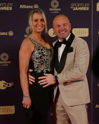 Baden-Baden , Sportler des Jahres 2022 , Sven ottke mit Frau
