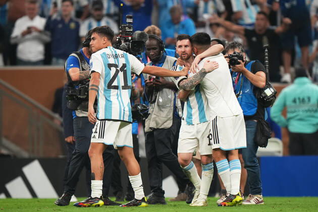 QAT: Argentina v France. FIFA World Cup, WM, Weltmeisterschaft, Fussball Qatar 2022. Final Lionel Messi of Argentina during the FIFA World Cup Qatar 2022 match, Final, between Argentina and France played at Lusail Stadium on Dec 18, 2022 in Lusail, Qatar. Copyright: xBaguxBlancox xPRESSINx WC_221218_277