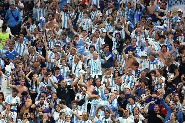 Argentina v France: Final - FIFA World Cup, WM, Weltmeisterschaft, Fussball Qatar 2022 LUSAIL CITY, QATAR - DECEMBER 18: Argentina players celebrate after the FIFA World Cup Qatar 2022 Final match between Argentina and France at Lusail Stadium on December 18, 2022 in Lusail City, Qatar. GoranxStanzl PIXSELL
