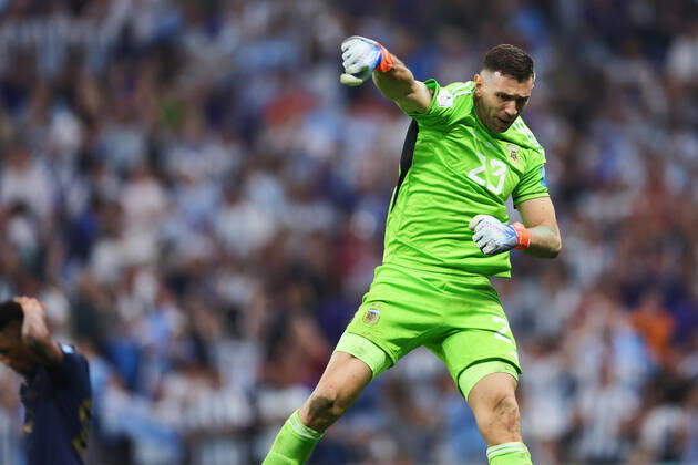 Emiliano Martinez (ARG), DECEMBER 18, 2022 - Football Soccer : FIFA World Cup, WM, Weltmeisterschaft, Fussball Qatar 2022 final match between Argentina 3(4-2)3 France at Lusail Stadium in Lusail, Qatar. Noxthirdxpartyxsales  (206638448)
