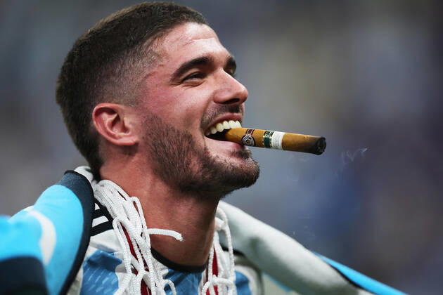 Rodrigo De Paul (ARG), DECEMBER 18, 2022 - Football Soccer : FIFA World Cup, WM, Weltmeisterschaft, Fussball Qatar 2022 award ceremony at Lusail Stadium in Lusail, Qatar. Noxthirdxpartyxsales  (206638995)