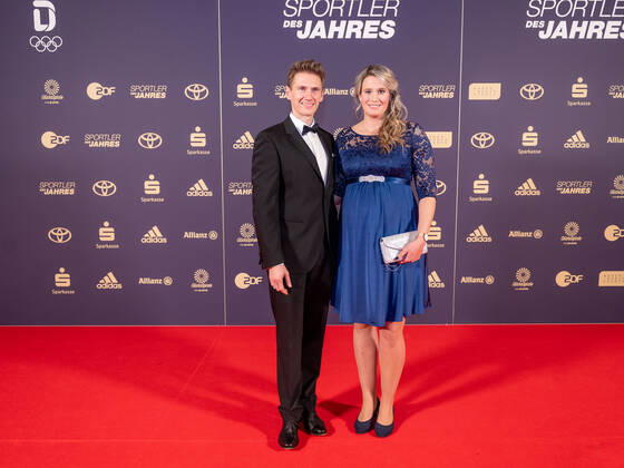 Natalie Geisenberger mit Ehemann Markus Scheer, Sportler des Jahres, Verleihung der Ehrung im Jahre 2022, 18.12.2022, Eibner-Pressefoto Sascha Walther Sportler des Jahres, Verleihung der Ehrung im Jahre 2022, 18.12.2022 Baden-Baden Copyright: xEibner-Pressefotox EP_EER