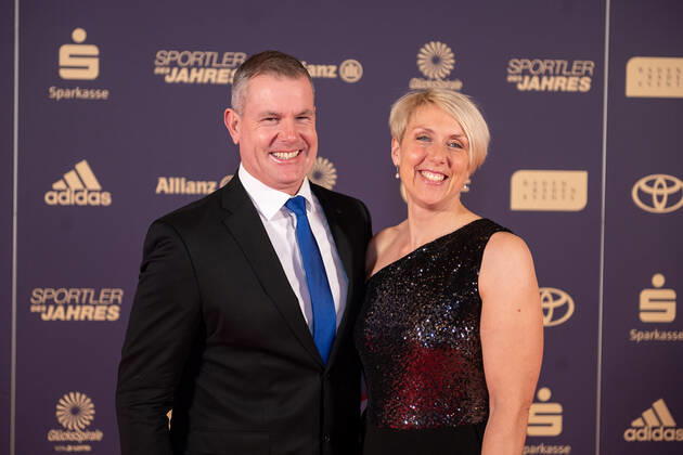 Christina Obergfoell und Boris Henry, Sportler des Jahres, Verleihung der Ehrung im Jahre 2022, 18.12.2022, Eibner-Pressefoto Sascha Walther Sportler des Jahres, Verleihung der Ehrung im Jahre 2022, 18.12.2022 Baden-Baden Copyright: xEibner-Pressefotox EP_EER