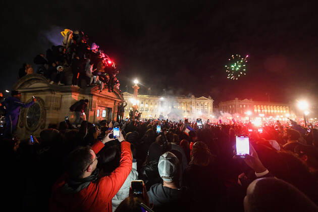 World Cup 2022: Les Bleus et les supporters place de la Concorde, Paris, France, on December 19th, 2022. 19 12 2022-Paris, FRANCE. 287029 2022-12-19 PARIS France  Copyright: xL.Urmanx xStarfacex 0196959922st