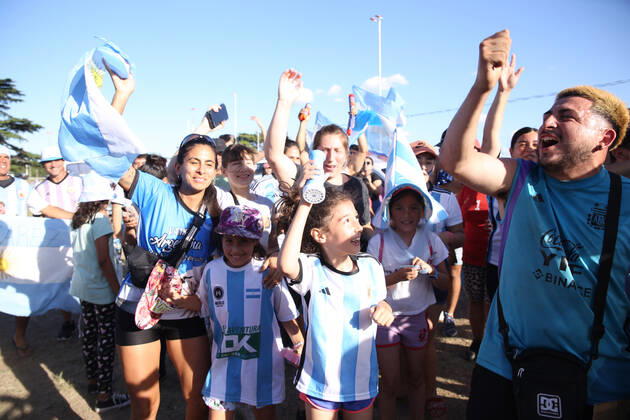 December 20, 2022, ciudad Autonoma, Buenos aires, Argentina: Argentina world champion of the Qatar cup 2022 arrived in argentina at the ezeiza airport ciudad Autónoma Argentina - ZUMAc230 0196943538st Copyright: xVirginiaxChailex