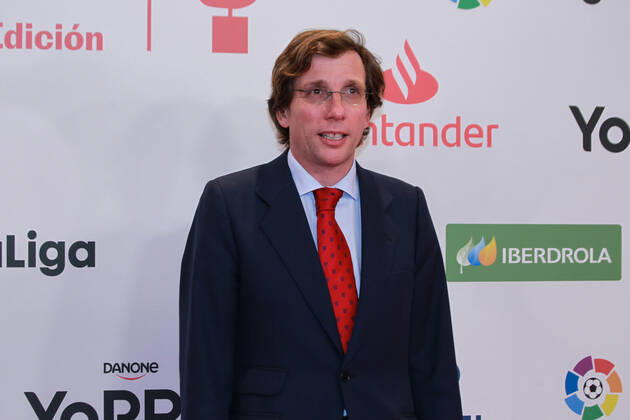 December 20, 2022, MADRID, MADRID, SPAIN: Jose Luis Martinez-Almeida, Mayor of Madrid poses for a photo during the 16th edition of the As Sports Awards at The Westin Palace on December 20, 2022 in Madrid, Spain. MADRID SPAIN - ZUMAa181 20221220_zaa_a181_012 Copyright: xIrinaxR.xHipolitox