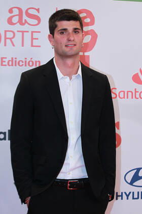 December 20, 2022, MADRID, MADRID, SPAIN: Asier Martinez, athlete of Spain poses for a photo during the 16th edition of the As Sports Awards at The Westin Palace on December 20, 2022 in Madrid, Spain. MADRID SPAIN - ZUMAa181 20221220_zaa_a181_039 Copyright: xIrinaxR.xHipolitox