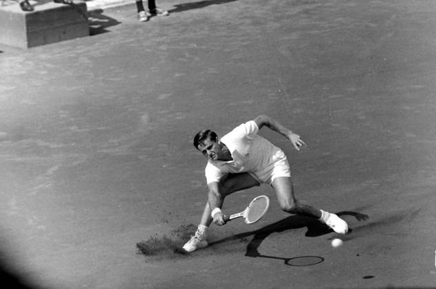 ROY EMERSON AT TENNIS ITALIAN INTERNATIONAL CHAMPIONSHIPS IN ROME ; 14 MAY 1963  Copyright: xTopFotox IPU456545