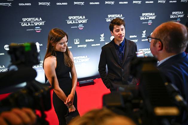 Belgian cyclist Cian Uijtdebroeks pictured before the Sportgala award show, to announce the women and men of the year 2022, Friday 06 January 2023 in Antwerp. JASPERxJACOBS  x57917319x