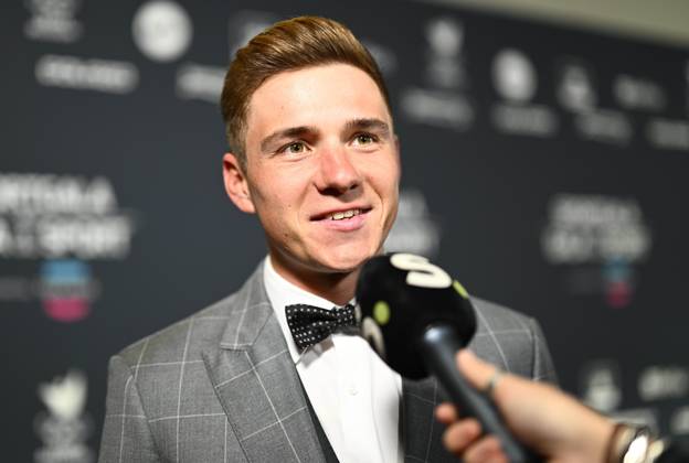 ANTWERPEN, BELGIUM - JANUARY 06 : EVENEPOEL Remco pictured during the annual sports gala awards 2022 on January 6, 2023 in Antwerpen, Belgium, 6 01 2023 ( Sports gala awards 2022 PhotoNews Panoramic 