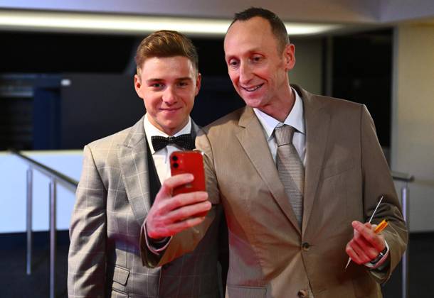 ANTWERPEN, BELGIUM - JANUARY 06 : EVENEPOEL Remco pictured during the annual sports gala awards 2022 on January 6, 2023 in Antwerpen, Belgium, 6 01 2023 ( Sports gala awards 2022 PhotoNews Panoramic 