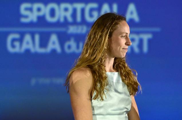 ANTWERPEN, BELGIUM - JANUARY 06 : VIDTS Noor pictured during the annual sports gala awards 2022 on January 6, 2023 in Antwerpen, Belgium, 6 01 2023 ( Sports gala awards 2022 PhotoNews Panoramic 
