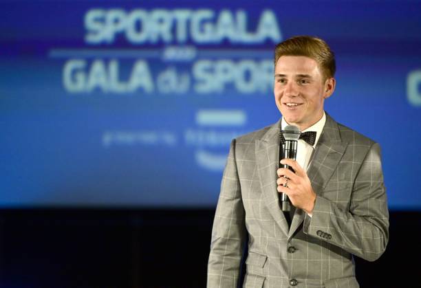 ANTWERPEN, BELGIUM - JANUARY 06 : EVENEPOEL Remco pictured during the annual sports gala awards 2022 on January 6, 2023 in Antwerpen, Belgium, 6 01 2023 ( Sports gala awards 2022 PhotoNews Panoramic 