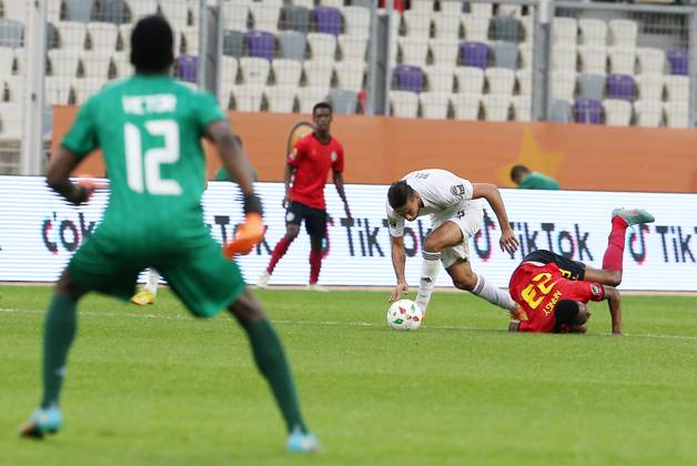 CHAN 2023 In Algeria Libya vs Mozambique, during the group A match of the 7th CHAN-2022 African Nations Championship (postponed to 2023), reserved for local players, at the Nelson Mandela stadium in Algiers, Algeria on January 17, 2023 Algiers Algeria  Copyright: xAPPx originalFilename:app-notitle230117_np2IO.jpg
