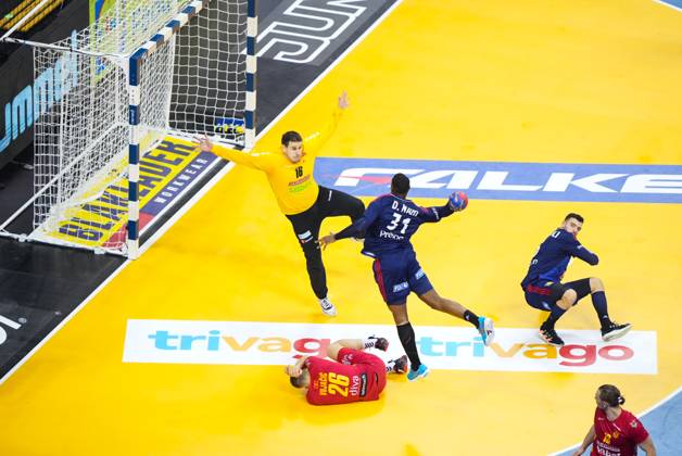 18 01 23 Tauron Arena Krakow Francja - Czarnogora 28 Mistrzostwa Swiata w Pilce Recznej Mezczyzn n z: Dylan Nahi 28th IHF World Men s Championship France - Montenegro Mateusz Januszek Newspix.pl --- Newspix.pl  MJ23011800029-5