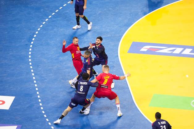 18 01 23 Tauron Arena Krakow Francja - Czarnogora 28 Mistrzostwa Swiata w Pilce Recznej Mezczyzn n z: Elohim Prandi 28th IHF World Men s Championship France - Montenegro Mateusz Januszek Newspix.pl --- Newspix.pl  MJ23011800029