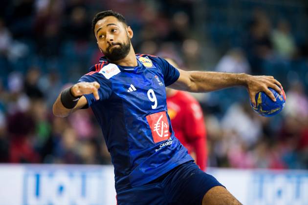 Melvyn Richardson (France) HANDBALL : France vs MontÃ nÃ gro - Championnats du monde 2023 - Cracovie - 01 18 2023 LaurentTheophile Panoramic 